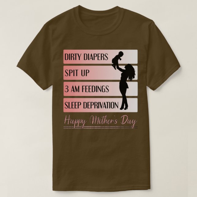 Dirty Diaper  T Shirt (Design framsida)