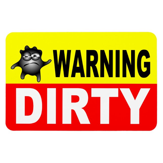 Dirty Dishwasher magnet (Horisontell)