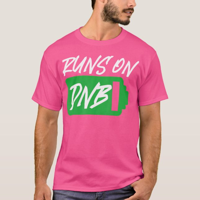 Dirty Dnb Dubstep Drum N Bass T Shirt (Framsida)
