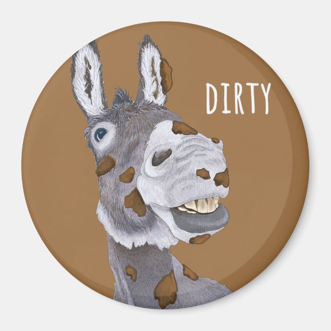 Dirty Donkey Dishwasher Magnet (Framsidan)