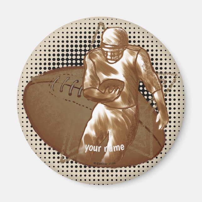 Dirty Football Player Magnet (Framsidan)