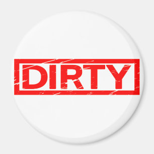 Dirty Frimärke Magnet