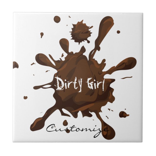 Dirty Girl Thunder_Cove Kakelplatta (Framsidan)