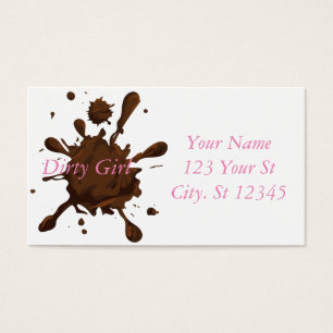 Dirty Girl Thunder_Cove Visitkort