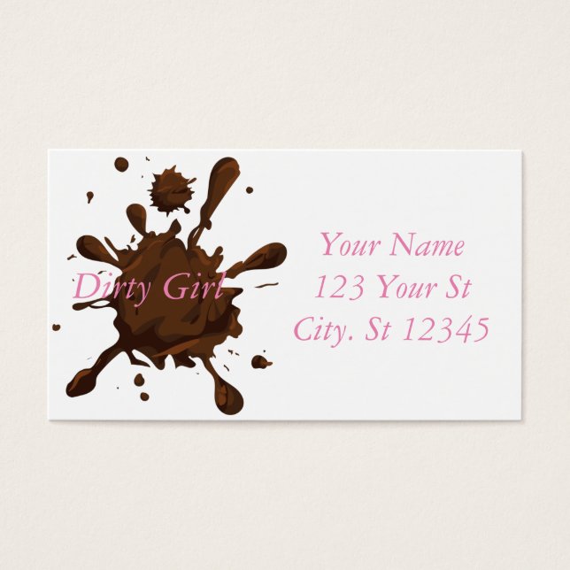 Dirty Girl Thunder_Cove Visitkort (Framsidan)