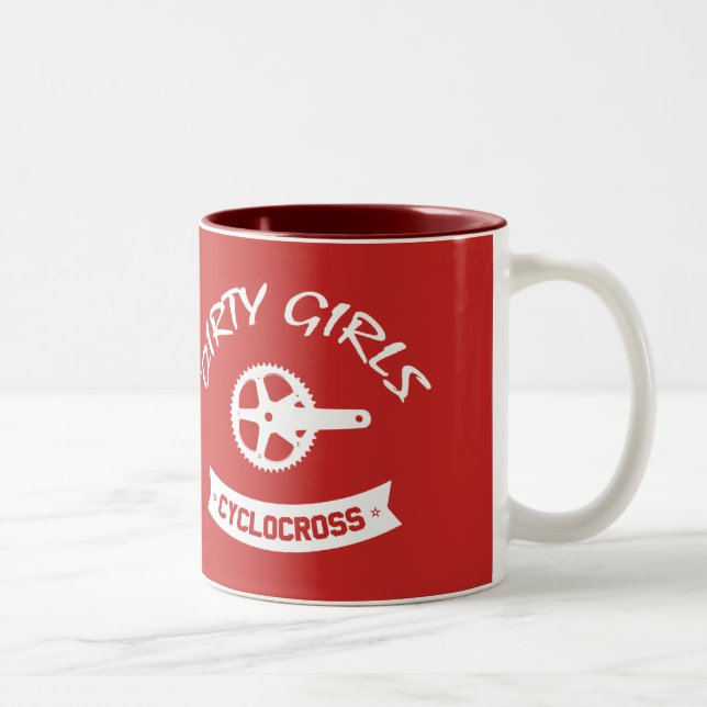 Dirty Girls Cyclocross Två-Tonad Mugg (Höger)