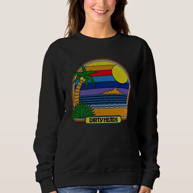 Dirty Head Retro Beach T Shirt (Framsida)