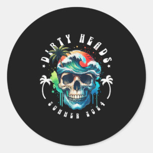 Dirty Heady Summer 2024 Beach Runt Klistermärke