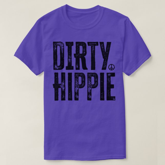 Dirty Hippie 3 T Shirt (Design framsida)