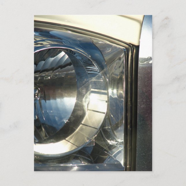 Dirty Lastbil Headlight Vykort (Framsida)