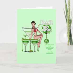 Dirty Martini - anteckningskort