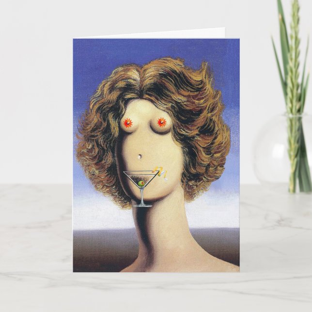 Dirty Martini Birthday Greeting Card Kort (Framsida)
