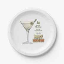 Dirty Martini Cocktail Recipe Art