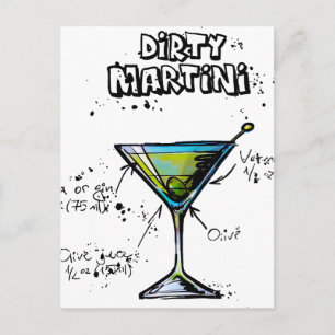 Dirty Martini Cocktail Recipe Vykort