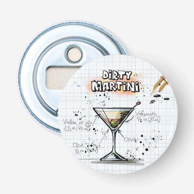 Dirty Martini Flasköppnare (Framsidan)