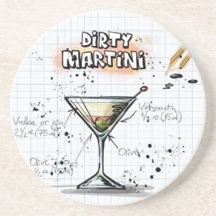 Dirty Martini Underlägg Sandsten