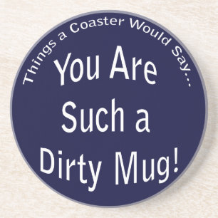 Dirty Mugg Mörk Underlägg