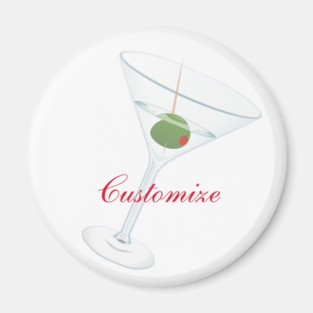 Dirty Olive Martini Thunder_Cove Magnet (Framsidan)