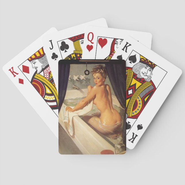 Dirty Pin Up Spel Kort (Baksidan)