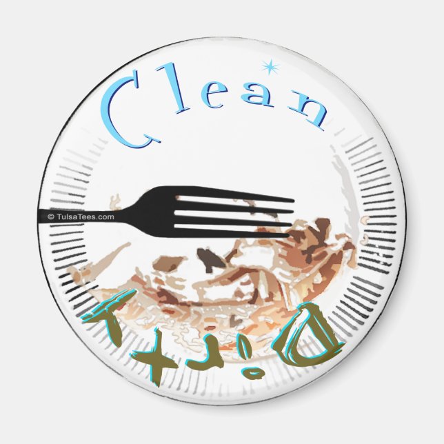 Dirty Plate Dishwasher Magnet (Framsidan)