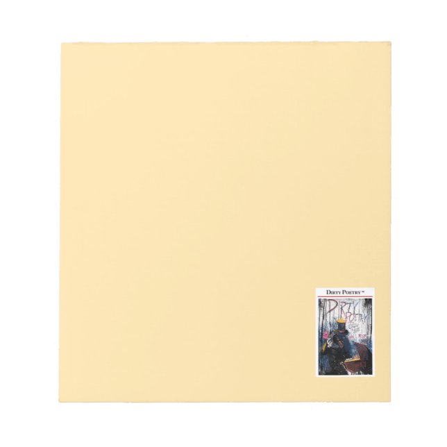 DIRTY POETRY Note Pad Anteckningsblock (Framsida)