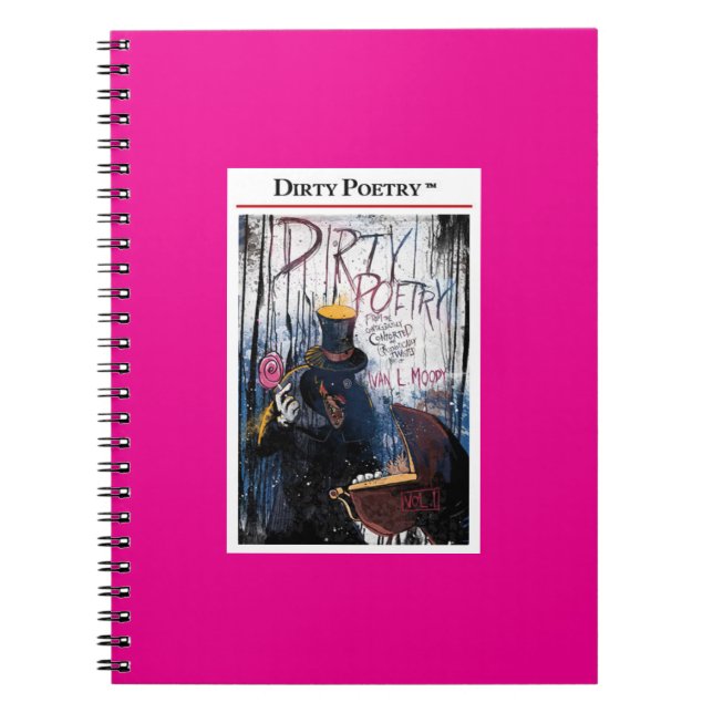 DIRTY POETRY Notebook Anteckningsbok (Framsidan)
