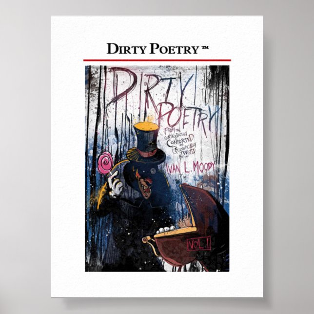 DIRTY POETRY Poster (Framsidan)