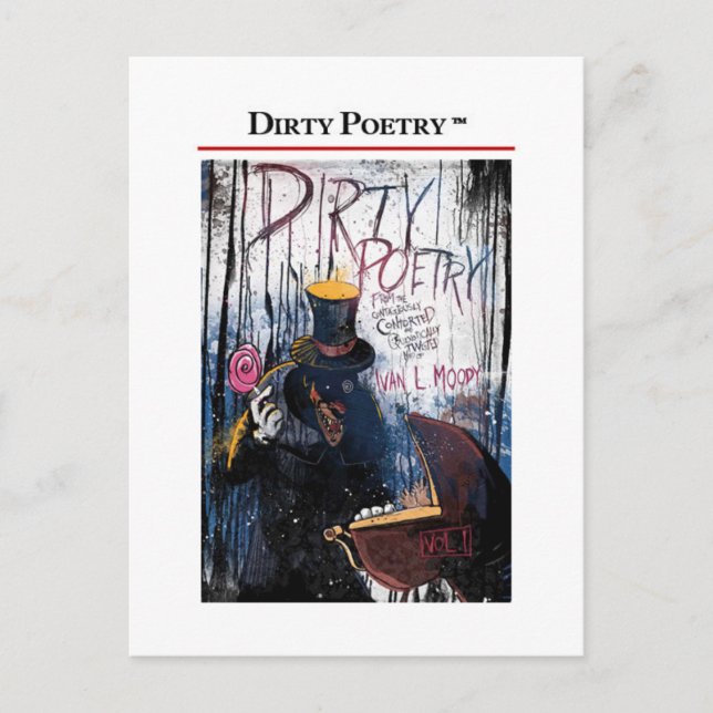DIRTY POETRY-vykort Vykort (Framsida)