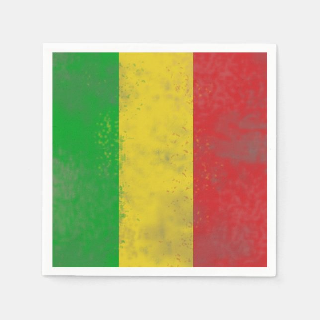 Dirty Rasta Rand Pappersservett (Framsidan)