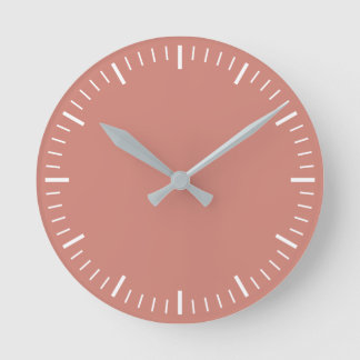 Dirty Rosa Wall Clock Rund Klocka