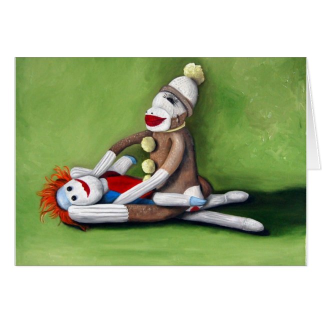 Dirty_Socks [1] Hälsningskort (Framsidan Horizontal)