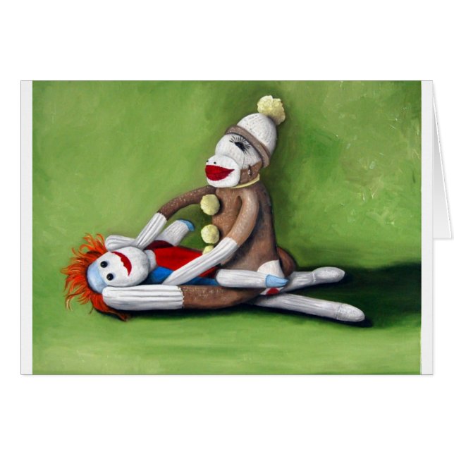 Dirty_Socks [1] Hälsningskort (Framsidan Horizontal)