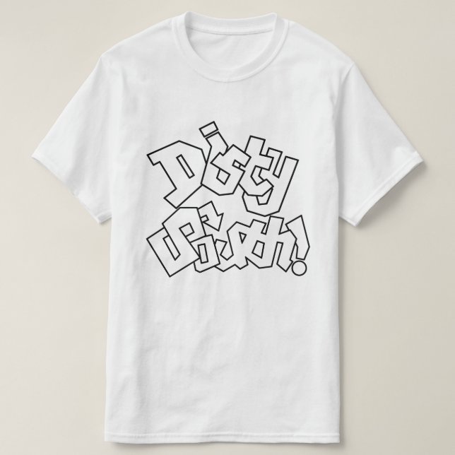 Dirty South Kung i Hip hop T Shirt (Design framsida)
