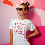 Dirty Thirty Crew T-Shirt för 30års födelsedag Par<br><div class="desc">Fira den stora "smutsiga trettio" milstolpen i stil med vår Dirty Thirty Crew T-Shirt,  perfekt för er besättning i 30års födelsedag party. Den här skjortan i trendiget har en roligt av "Talk Thirty To Me"-design och är en underbar 30års födelsedag-presentidé för alla som kommer in på trettiotalet.</div>