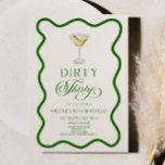 Dirty Thirty Dirty Martini 30års födelsedag Party Inbjudningar<br><div class="desc">Det här är en smutsig 30 Gröntars Dirty Martini 30års födelsedag-inbjudan!</div>