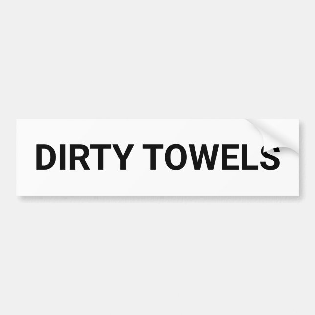 Dirty Towels Bildekal (Framsidan)