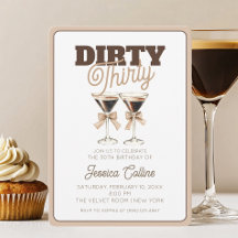 Dirty tretty Espresso Cocktail 30års födelsedag Pa