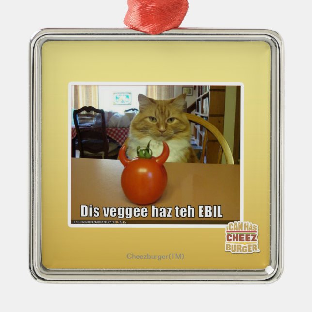 Dis-veggeehaz EBILEN Julgransprydnad Metall (Framsidan)
