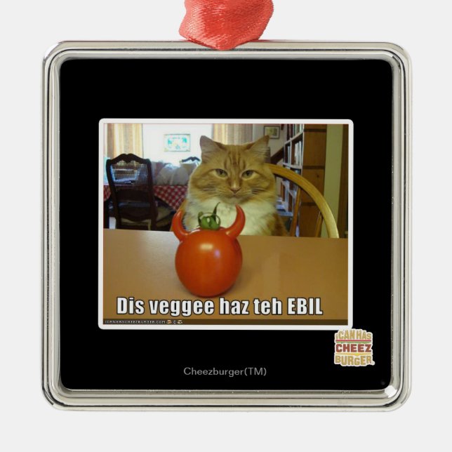 Dis-veggeehaz EBILEN Julgransprydnad Metall (Framsidan)