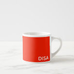 Disa Red färg namn Espressomugg<br><div class="desc">Disa Red färg namn</div>