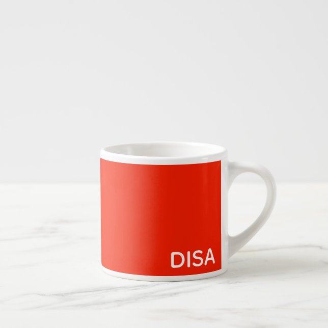 Disa Red färg namn Espressomugg (Höger)