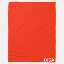 Disa Red färg namn Fleecefilt