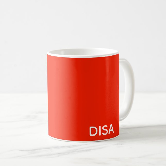 Disa Red färg namn Kaffemugg (Framsida höger)