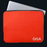 Disa Red färg namn Laptop Fodral<br><div class="desc">Disa Red färg namn</div>