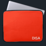 Disa Red färg namn Laptop Fodral<br><div class="desc">Disa Red färg namn</div>