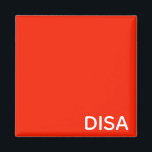 Disa Red färg namn Magnet<br><div class="desc">Disa Red färg namn</div>