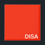 Disa Red färg namn Magnet<br><div class="desc">Disa Red färg namn</div>