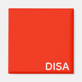 Disa Red färg namn Magnet