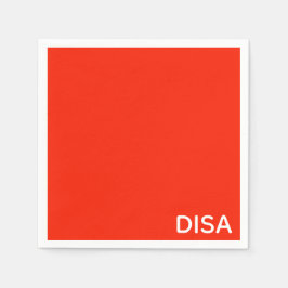 Disa Red färg namn Pappersservett