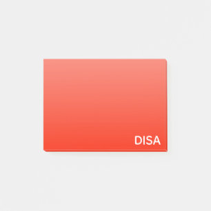 Disa Red färg namn Post-it Block